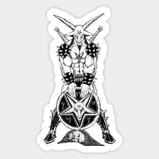 Baphomet's Sheild Sticker